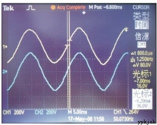 快切eps應急電源波形圖片